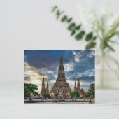 Wat Arun Bangkok Thailand Postkarte (Stehend Vorderseite)