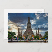 Wat Arun Bangkok Thailand Postkarte (Vorne/Hinten)