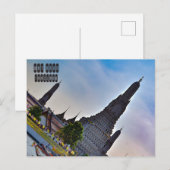 Wat Arun in Bangkok Postkarte (Vorne/Hinten)