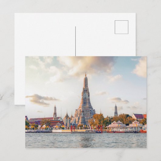 Wat Arun Postkarte (Vorne/Hinten)