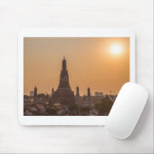 Wat Arun Temple bangkok Thailand bei Sonnenunterga Mousepad (Mit Mouse)