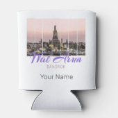 Wat Arun Temple Bangkok Thailand Sunset Souvenir Dosenkühler (Rückseite)