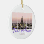 Wat Arun Temple Bangkok Thailand Sunset Souvenir Keramik Ornament (Rechts)