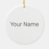 Wat Arun Temple Bangkok Thailand Sunset Souvenir Keramik Ornament (Hinten)