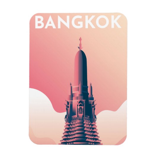 Wat Arun Temple Magnet (Vertikal)