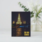 Wat Arun Temple Postkarte (Stehend Vorderseite)