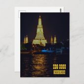 Wat Arun Temple Postkarte (Vorne/Hinten)