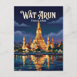 Wat Arun Thailand Postkarte