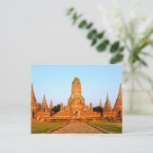 Wat Chaiwatthanaram Postkarte (Stehend Vorderseite)