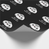 Wat Chu Talkin Bao Funny Dimsum Pun Dark BG Geschenkpapier (Ecke)