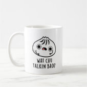 Wat Chu Talkin Bao Funny Dimsum Pun Kaffeetasse (Links)