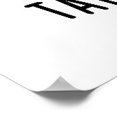 Wat Chu Talkin Bao Funny Dimsum Pun Poster (Ecke)