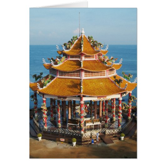 Wat Koh Loi ... Sriracha, Chonburi, Thailand Card (Vorne)