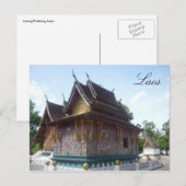 wat laos postkarte (Vorne/Hinten)
