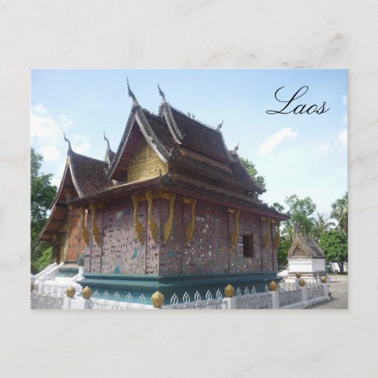 wat laos postkarte (Vorderseite)