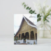 wat luang prabang postkarte (Stehend Vorderseite)