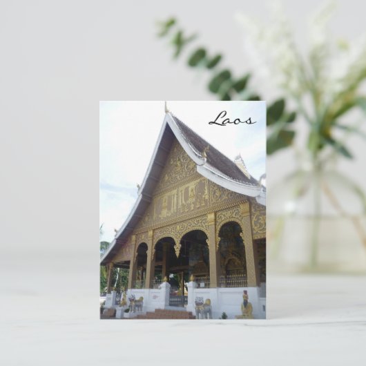 wat luang prabang postkarte (Stehend Vorderseite)