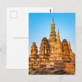 Wat Mahathat Postkarte (Vorne/Hinten)