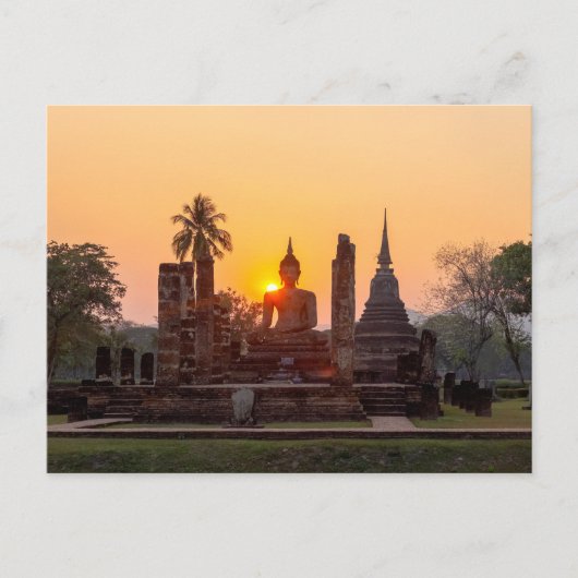 Wat Mahathat Postkarte (Vorderseite)