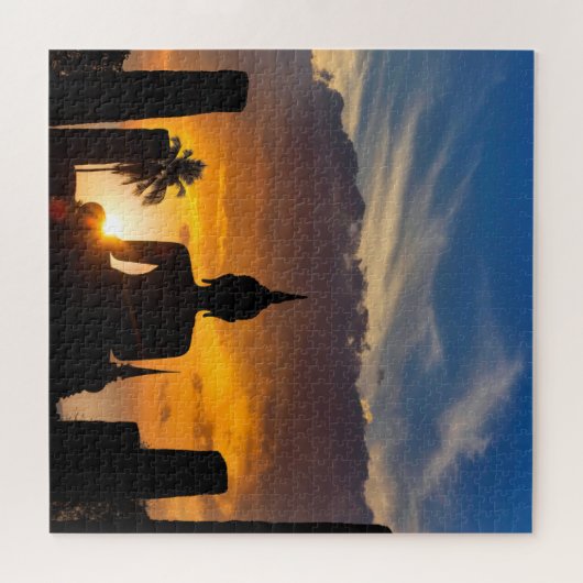 Wat Mahathat Puzzle (Horizontal)