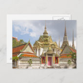 Wat Pho, Bangkok, Thailand Postkarte (Vorne/Hinten)