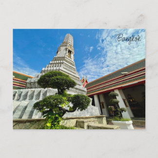 wat pho stupa bangkok postkarte