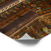 Wat Pho Stupa Padoga Tempel Thailand Reisen Poster (Ecke)