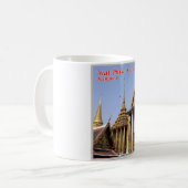 Wat Phra Kaew - Heiliger buddhistischer Tempel - T Kaffeetasse (Vorderseite Links)