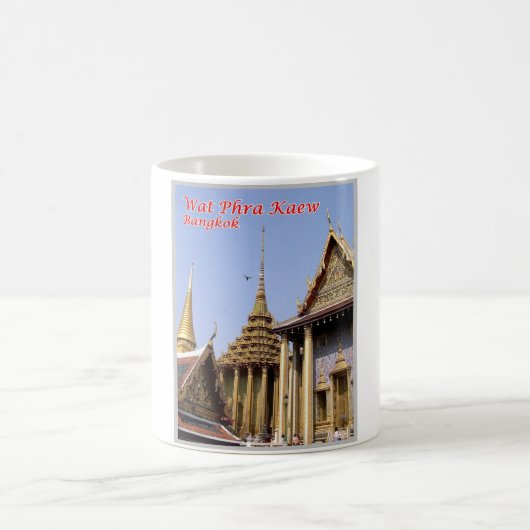 Wat Phra Kaew - Heiliger buddhistischer Tempel - T Kaffeetasse (Mittel)