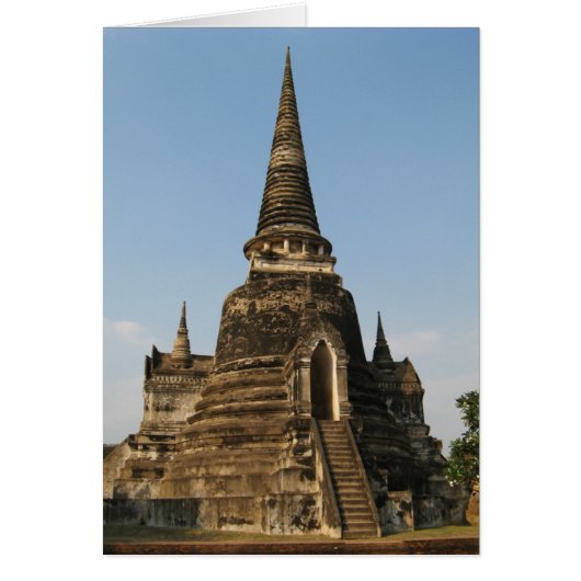 Wat Phra Si Sanphet ... Ayutthaya, Thailand Card (Vorne)