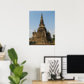 Wat Phra Si Sanphet ... Ayutthaya, Thailand Poster (Heimbüro)