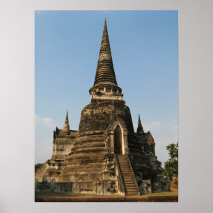 Wat Phra Si Sanphet… Ayutthaya, Thailand Poster
