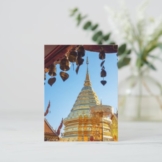 Wat Phra That Doi Suthep Postkarte (Stehend Vorderseite)
