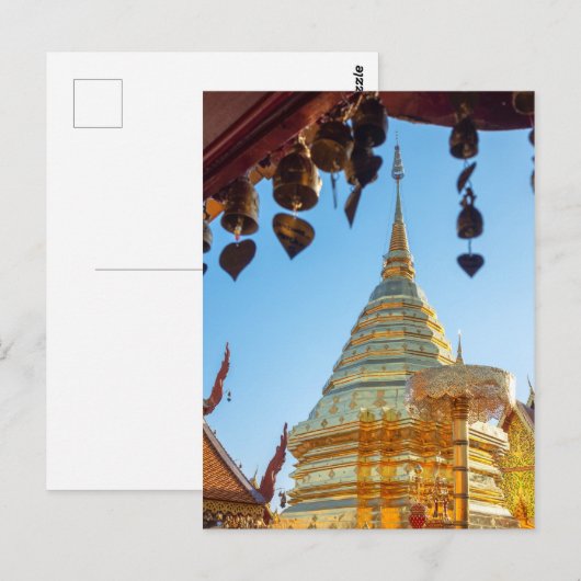 Wat Phra That Doi Suthep Postkarte (Vorne/Hinten)