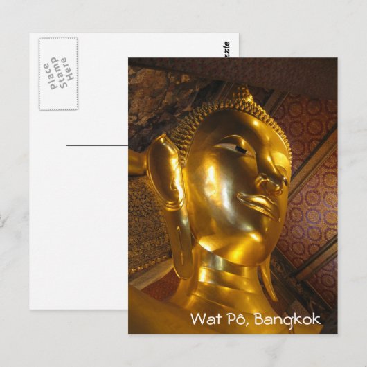 Wat Pô, Bangkok Postkarte (Vorne/Hinten)