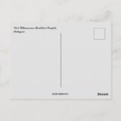 Wat Uttamaram Buddhist Tempel in Malaysia Postkarte (Rückseite)