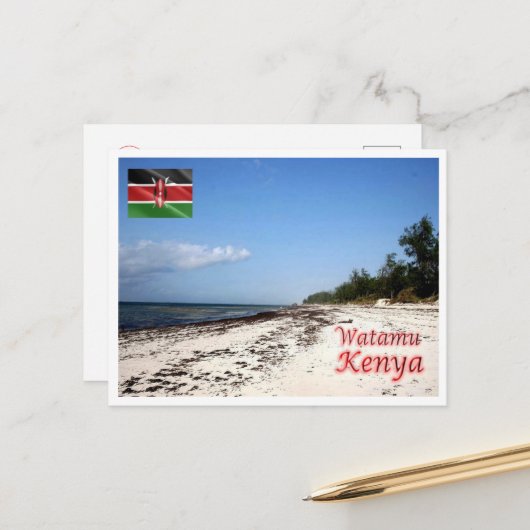 Watamu - Kenia - Panorama - Postkarte (Vorderseite/Rückseite Beispiel)