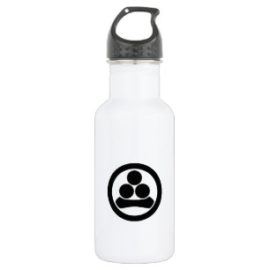 Watanabe-Stern im Kreis Trinkflasche
