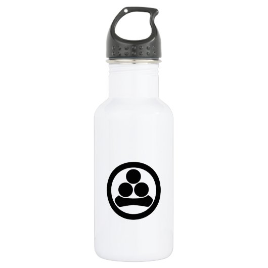 Watanabe-Stern im Kreis Trinkflasche (Vorderseite)