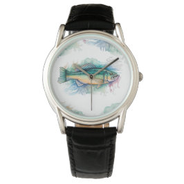 Watch - Aquarellreihe: Bass Armbanduhr