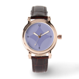 Watch - Circle and Diamond on Blue Armbanduhr