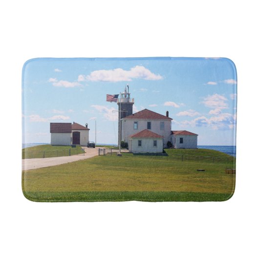 Watch Hill Lighthouse, Rhode Island Bath Mat Badematte (Vorderseite)