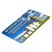 Watch Hill Lighthouse, Rhode Island Foto Magnet (Linke Seite)