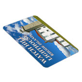 Watch Hill Lighthouse, Rhode Island Foto Magnet (Rechte Seite)