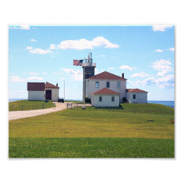 Watch Hill Lighthouse, Rhode Island Foto Print