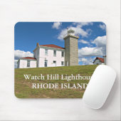 Watch Hill Lighthouse, Rhode Island Mousepad (Mit Mouse)