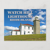 Watch Hill Lighthouse, Rhode Island Postcard Postkarte (Vorderseite)