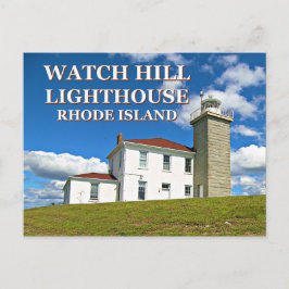 Watch Hill Lighthouse, Rhode Island Postcard Postkarte