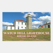 Watch Hill Lighthouse, Rhode Island Stickers (Vorderseite)