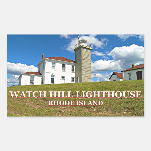 Watch Hill Lighthouse, Rhode Island Stickers (Vorderseite)